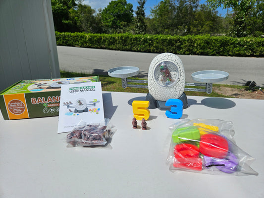 DinoScale – Educational Balance Toy for Little Mathematicians