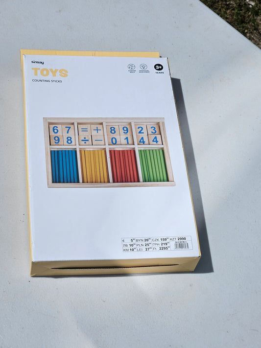 Play ‘n’ Count – Colorful Math Sticks for Learning Fun