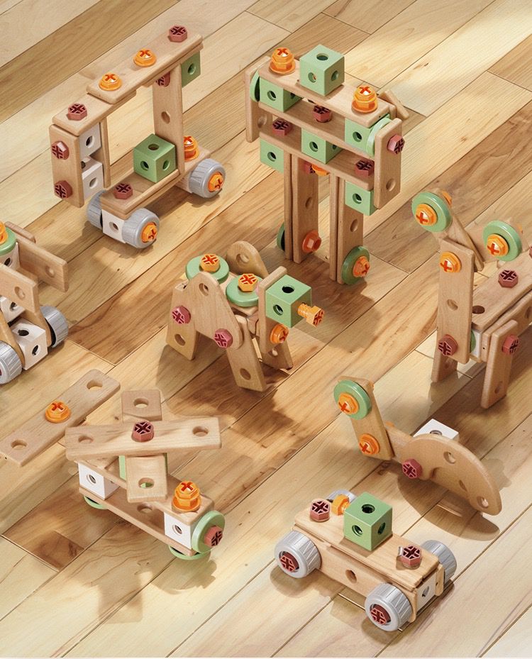 Power tool building set , age 3+ , Montessori Inspired Sensory learning. Have fun through cognitive development