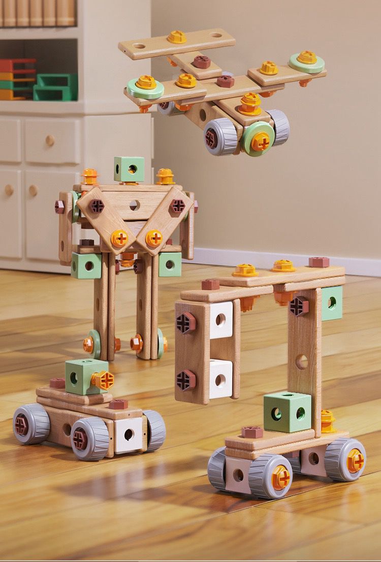 Power tool building set , age 3+ , Montessori Inspired Sensory learning. Have fun through cognitive development