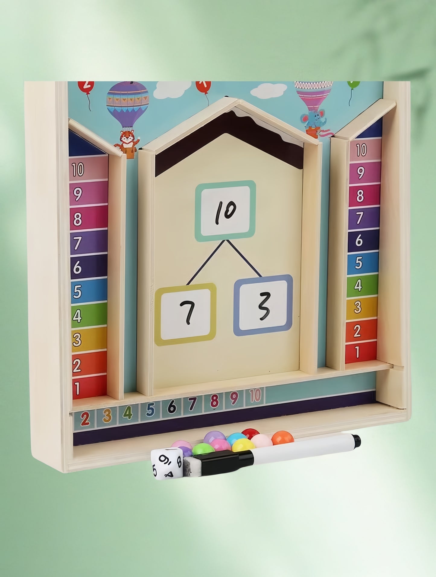 ThinkMath 10-Sided Dice & Logic Frame Game – Fun STEM Learning for Young Minds